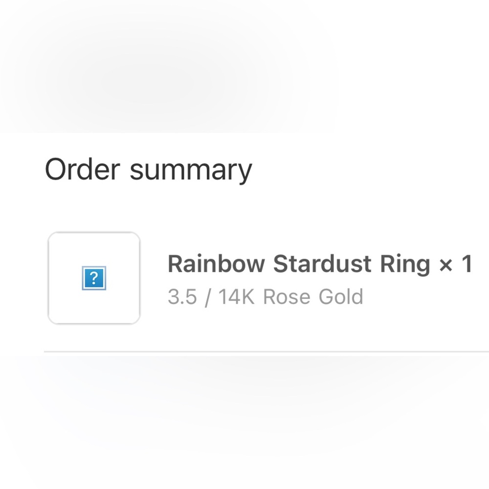 Catbird Sofia Zakia Rainbow Stardust Ring + Bonus Matching Rainbow Band Size 3.5 - Picture 10 of 11